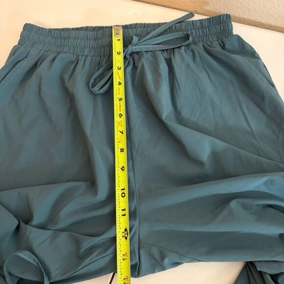 Halara Pants Women's Small Blue Lightweight Tie Straight Athletic Casual - Picture 7 of 8